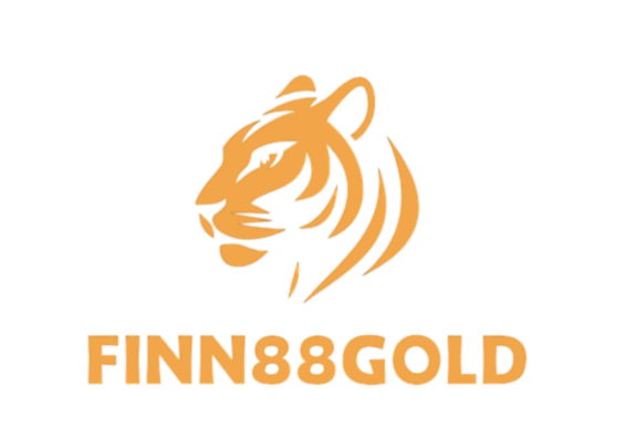 โลโก้ FINN88GOLD สัญลักษณ์เสือสีทอง เว็บเกมออนไลน์ ภาพลักษณ์หรูหรา น่าเชื่อถือ